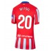 Maillot de foot Atletico Madrid Axel Witsel #20 Domicile vêtements Femmes 2024-25 Manches Courtes